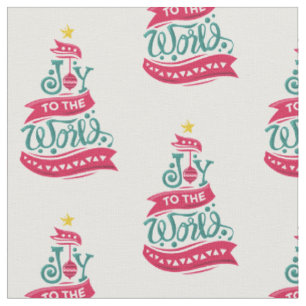 Joto the World Weihnachtsziffer Typografie Stoff