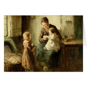 Jouant avec le bébé, 19ème siècle