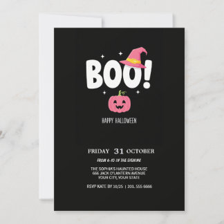 Joue BOO ! Invitation du parti Halloween