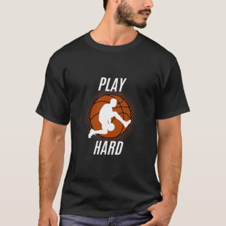 Jouer au T-shirt de basket-ball dur