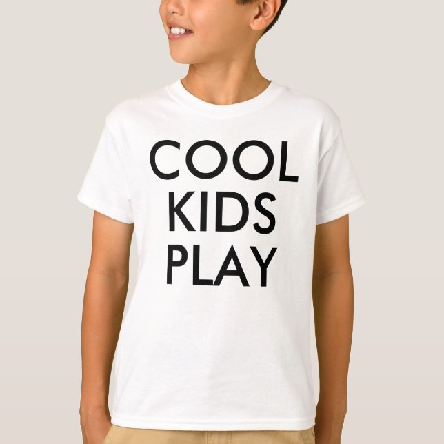 Jouer aux enfants cool | Tshirt Enfants Raglan (Devant)