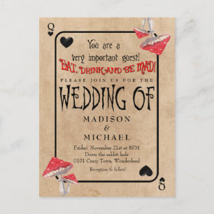 Jouer Carte Crazy Champhrooms Mariage