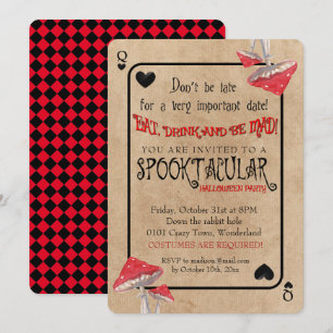 Jouer Carte Fou Champignons Halloween