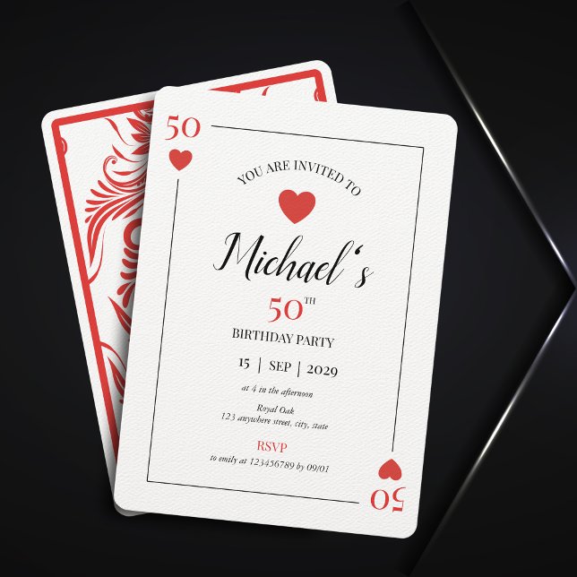 Jouer Casino de nuit Poker de carte 50e anniversai (Créateur téléchargé)