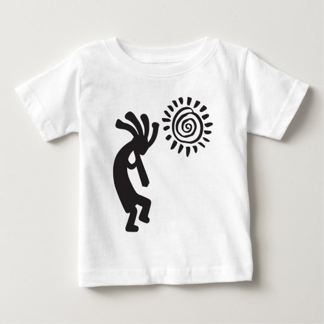 Jouer Flute au T-shirt Sun Kokopelli (Devant)