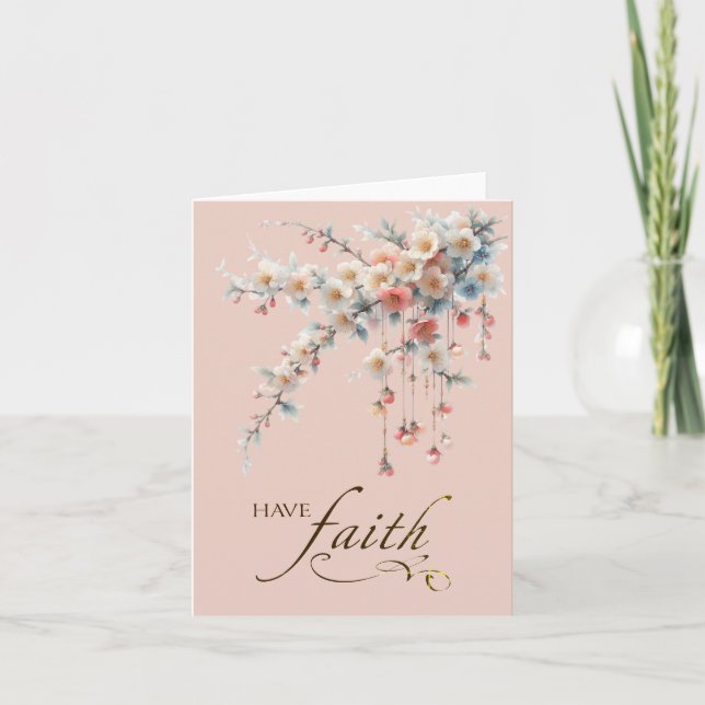 Jouer Hanging Bloom Garland ont la carte de foi (Devant)