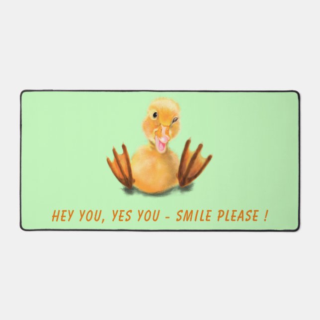 Jouer Happy Duck Couleurs personnalisées et texte  (Recto)