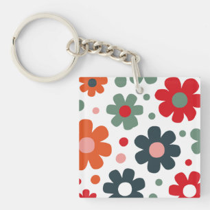 Jouer Motif de fleurs rétro