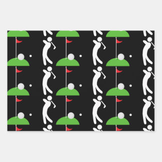 Jouer Motif de golf papier