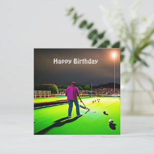 Jouer Twilight Lawn Bowls, Carte d'anniversaire pl
