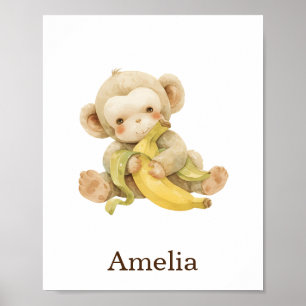 Jouet de décoration de pépinière singe animal genr