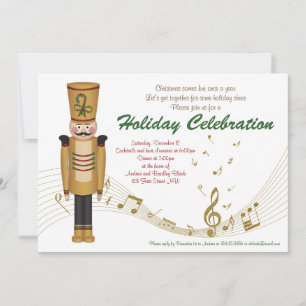 Jouet Soldat Fête de Noël Invitation
