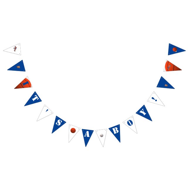 Jouets de garçon Thème C'est un garçon ! Drapeaux  (Tout)