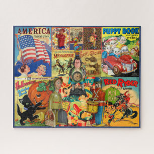JOUETS ET LIVRES POUR ENFANTS ANCIENS PUZZLE
