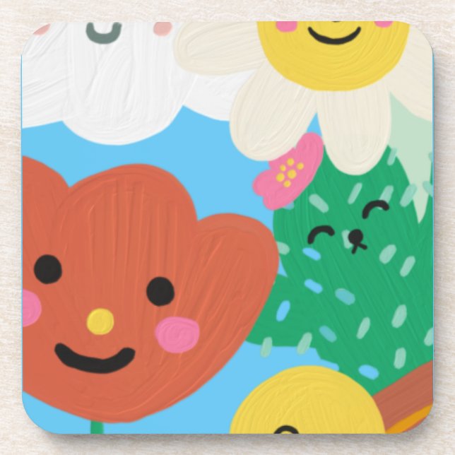 Jouets mignons sur Dessous de verre - Décor adorab (Devant)