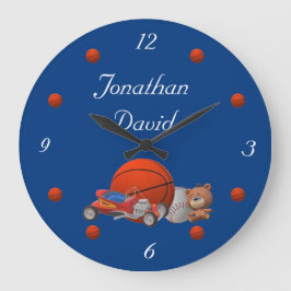 Jouets pour garçon Thème Acrylique Horloge murale