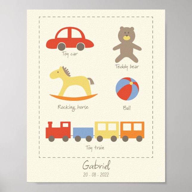 Jouets traditionnels - Affiche (Devant)