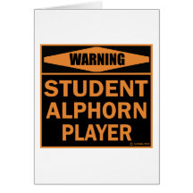 Joueur Alphorn étudiant