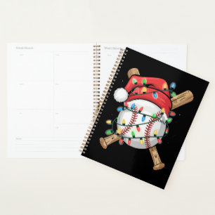 Joueur de baseball de Noël Sports Santa 