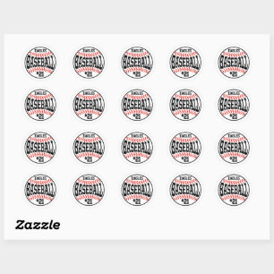 Joueur De Baseball Des Stickers