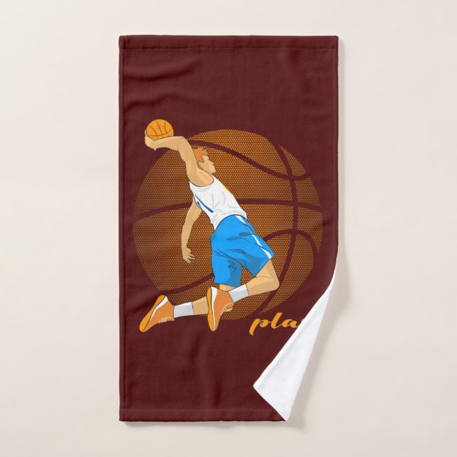  Joueur de basket-ball (Serviette à main)