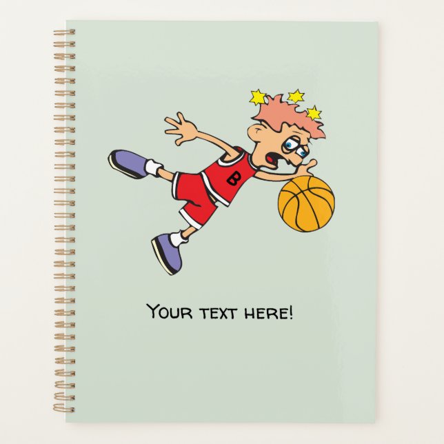 Joueur de basket-ball amusant (Devant)