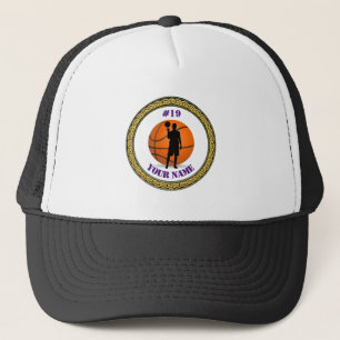 Joueur de basket-ball casquette - Ajouter nom et n