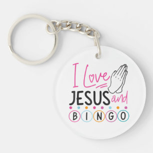 Joueur de Bingo Jésus Foi Chrétien J'aime Jésus Un