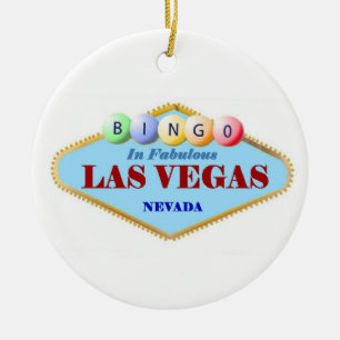 Joueur de Bingo Ornement de Noël