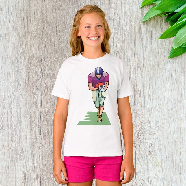 Joueur De Football Avec T-Shirt À Balle (Créateur téléchargé)
