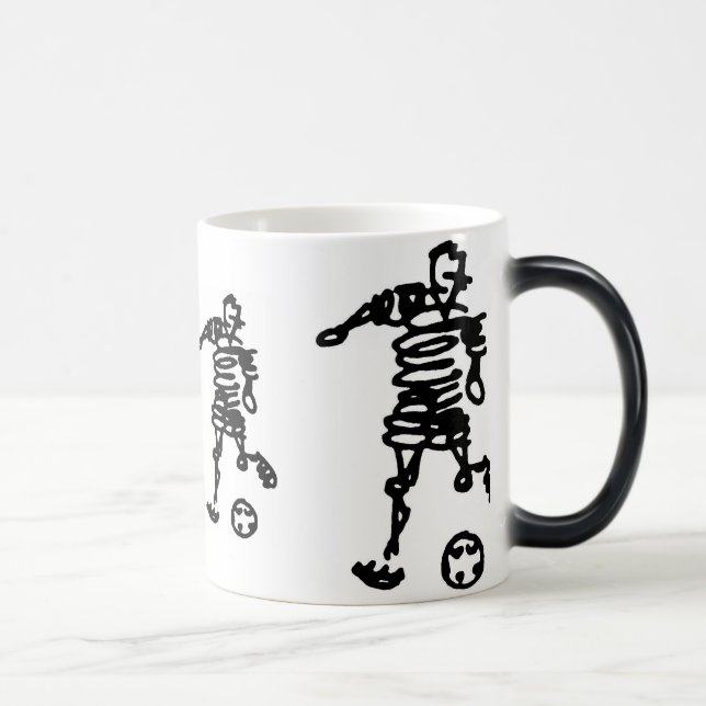Joueur de football Morpher Mug (Droite)