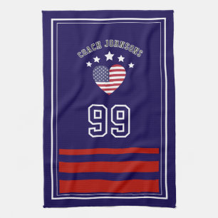 Joueur de football personnalisé, Serviette de spor