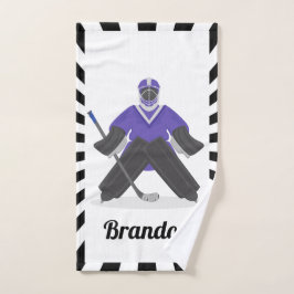 Joueur de gardien de but de hockey sur glace Enfan