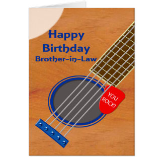 Joueur de guitare Brother in Law