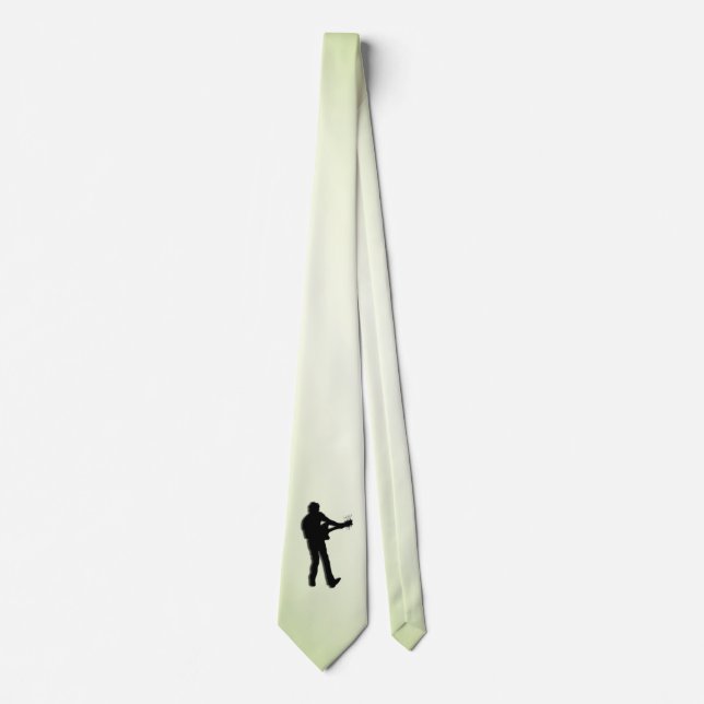 Joueur de guitare Cravate vert (Devant)
