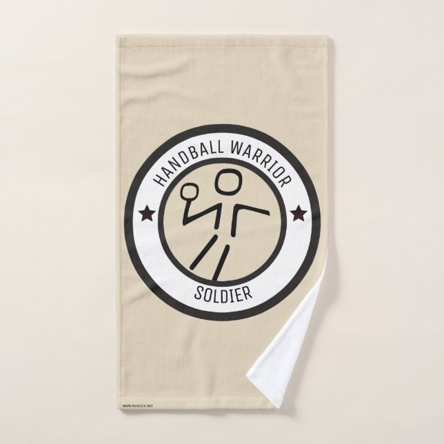 JOUEUR DE HANDBALL STYLISÉ (Serviette à main)