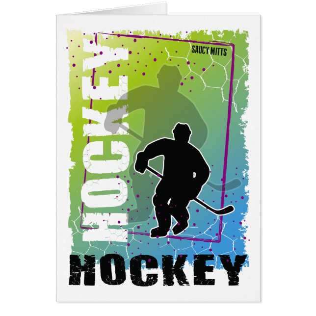 Joueur de hockey Abstrait (mâle) (Devant)