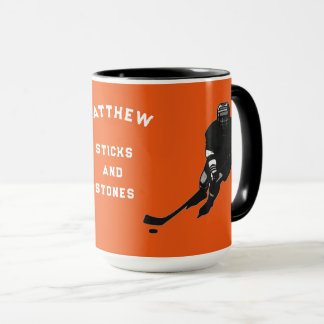 Joueur de hockey personnalisé Mug cadeau