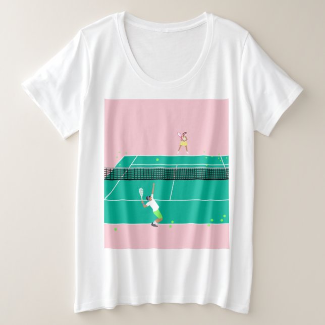 Joueur de Match Art Moderne Pink Green (Design devant)