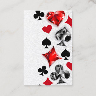 Joueur de poker Joueur de cartes de jouer costumes