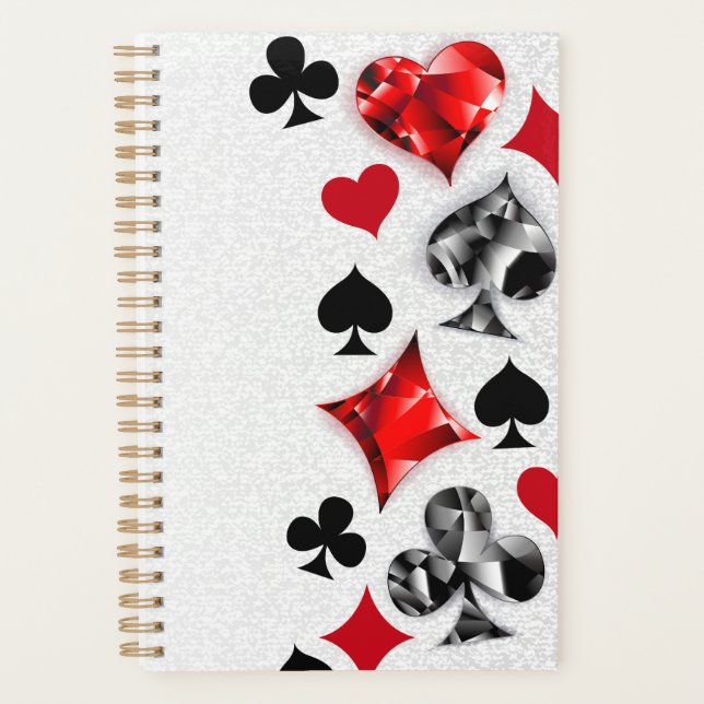 Joueur de poker Joueur de cartes de jouer costumes (Devant)