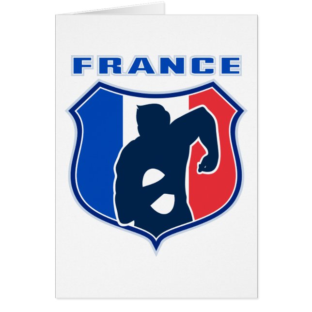 joueur de rugby bouclier français (Devant)