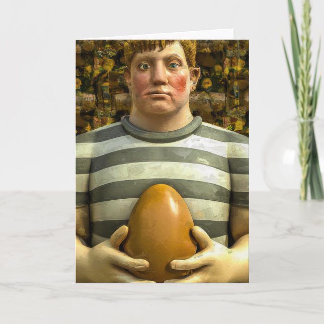 Joueur de rugby - Carte de voeux de rugby (Devant)