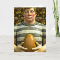 Joueur de rugby - Carte de voeux de rugby
