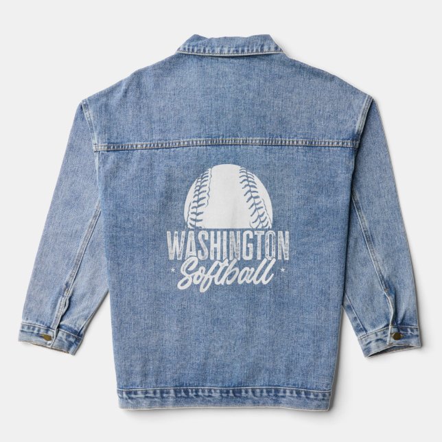 Joueur de softball féminin Softballer Sport Washi (Verso)