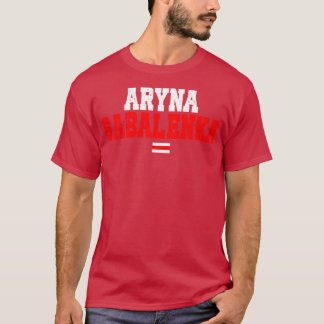 Joueur de tennis biélorusse Aryna Sabalenka TShirt