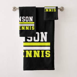 Joueur de tennis NOM Ball Jeu court personnalisé