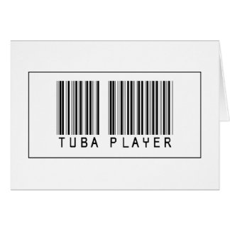 Joueur de tuba de code barres