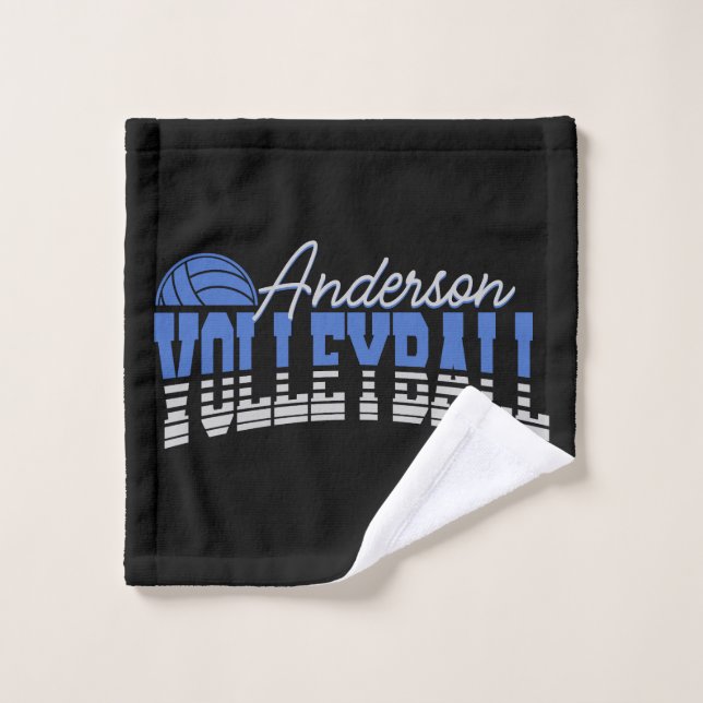 Joueur de volley-ball personnalisé AJOUTER UN NOM  (Gant de toilette)