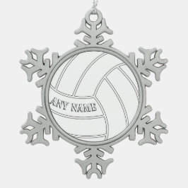 Joueur de volley-ball Texte personnalisé Ornement 